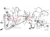 HONDA VT750CD Shadow 2013 F-4 HANDLE LEVER / SWITCH / CABLE