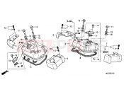 HONDA VT750CSA Shadow 2010 E-1 VALVE COVER