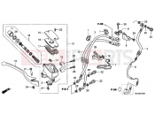 HONDA VT750CSA Shadow 2010 F-4-1 FRONT BRAKE MASTERCYLINDER (ABS)