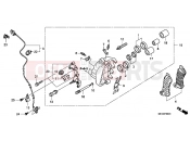 HONDA VT750CSA Shadow 2010 F-9-1 FRONT BRAKE CALIPER (ABS)