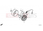 HONDA VT750CSD Shadow 2013 E-11 GENERATOR
