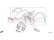 HONDA VT750CSD Shadow 2013 F-10 FRONT FENDER (VT750C / CA / CS)