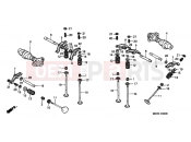 HONDA VT750DC2 Shadow 2002 E-3 CAMSHAFT / VALVE