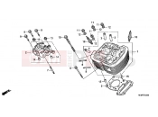 HONDA VT750SB Shadow 2011 E-2 FRONT CYLINDER HEAD