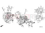 HONDA VT750SB Shadow 2011 E-15 CRANKSHAFT