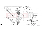 HONDA VT750SB Shadow 2011 F-5 FRONT BRAKE MASTERCYLINDER