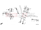 HONDA VT750SB Shadow 2011 F-7 STEERING BAR PIPE / UPPER BRIDGE