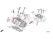 HONDA VT750SA Shadow RS 2010 E-2-10 REAR CYLINDER HEAD