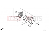 HONDA VT750SA Shadow RS 2010 E-12 WATER PUMP