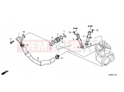 HONDA VT750SA Shadow RS 2010 E-12-10 WATER PIPE
