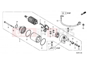 HONDA VT750SA Shadow RS 2010 E-13 STARTER ENGINE