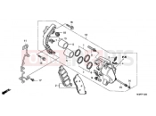 HONDA VT750SA Shadow RS 2010 F-12-20 FRONT BRAKE CALIPER