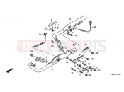 HONDA VT750SA Shadow RS 2010 F-27 EXHAUST DRUM