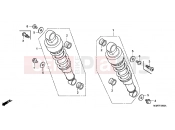 HONDA VT750SA Shadow RS 2010 F-33 ​​REAR SHOCK ABSORBER