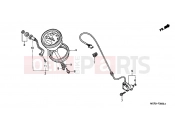 HONDA VT750DC2 Shadow Spirit 2002 F-2 METER