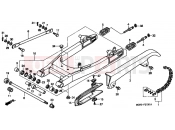 HONDA VT750DC2 Shadow Spirit 2002 F-21 SWING ARM