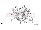 HONDA VT750DC2 Shadow Spirit 2002 F-28 FRAME HOUSING