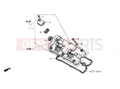 HONDA CBR1100XX6 Super Blackbird 2006 E-1 VALVE COVER