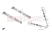 HONDA CBR1100XX6 Super Blackbird 2006 E-3 CAMSHAFT / VALVE