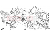 HONDA CBR1100XX6 Super Blackbird 2006 E-10 WATER PUMP