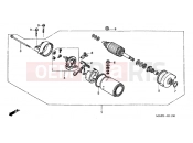 HONDA CBR1100XX6 Super Blackbird 2006 E-11 STARTER ENGINE