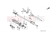 HONDA CBR1100XX6 Super Blackbird 2006 E-17 TRANSMISSION DRUM