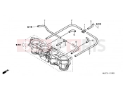 HONDA CBR1100XX6 Super Blackbird 2006 E-18-1 THROTTLE HOUSING (PIPING)