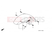 HONDA CBR1100XX6 Super Blackbird 2006 F-9 FRONT FENDER