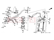 HONDA CBR1100XX6 Super Blackbird 2006 F-13 REAR MASTER CYLINDER