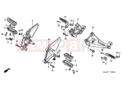 HONDA CBR1100XX6 Super Blackbird 2006 F-23 FOOTREST