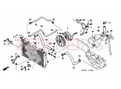 HONDA CBR1100XX6 Super Blackbird 2006 F-34 RADIATOR