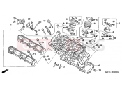 HONDA CBR1100XXY Super Blackbird 2000 E-2 CYLINDER HEAD