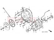 HONDA CBR1100XXY Super Blackbird 2000 E-5 RIGHT CRANKSHAFT COVER