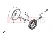 HONDA CBR1100XXY Super Blackbird 2000 E-9 GENERATOR