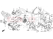 HONDA CBR1100XXY Super Blackbird 2000 E-10-1 WATER PUMP (W / X / Y / 1/2/3/4)