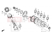 HONDA CBR1100XXY Super Blackbird 2000 E-14 CRANKSHAFT / PISTON