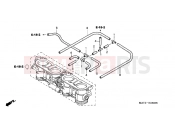 HONDA CBR1100XXY Super Blackbird 2000 E-18-3 THROTTLE HOUSING (PIPING) (X / Y)