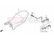 HONDA CBR1100XXY Super Blackbird 2000 F-18 SEAT