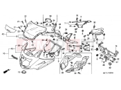 HONDA CBR1100XXY Super Blackbird 2000 F-35 UPPER ENGINE