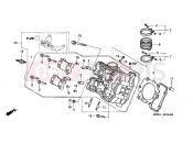 HONDA VTR1000F3 Super Hawk 2003 E-2 CYLINDER HEAD (FRONT)