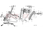 HONDA VTR1000F3 Super Hawk 2003 E-4 TIMING CHAIN ​​/ TENSIONER