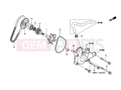 HONDA VTR1000F3 Super Hawk 2003 E-6 WATER PUMP