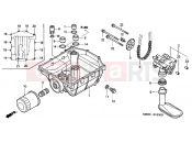HONDA VTR1000F3 Super Hawk 2003 E-12 OIL PUMP