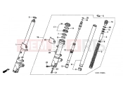 HONDA VTR1000F3 Super Hawk 2003 F-9 FRONT FORK