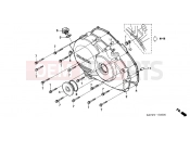 HONDA VFR8002 VFR 2002 E-5 RIGHT CRANKSHAFT COVER