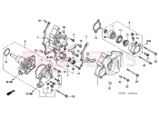 HONDA VFR8004 VFR 2004 E-9 WATER PUMP