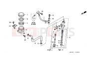 HONDA VFR8004 VFR 2004 F-13 REAR MASTER CYLINDER