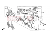 HONDA VFR800FIX VFR 1999 F-11-1 B. FRONT BRAKE CALIPER