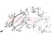 HONDA VFR800FIX VFR 1999 F-19 REAR ENGINE COVER