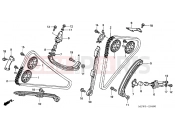 HONDA VFR800A2 VFR-ABS 2002 E-4 TIMING CHAIN ​​/ TENSIONER